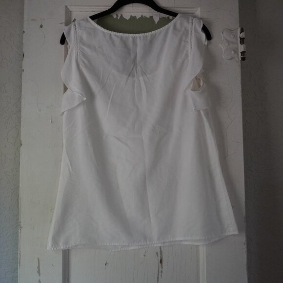 CREMIEUX Size Small White Blouse - Picture 2 of 7